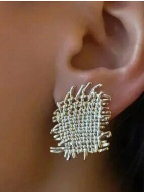 ✨ FREE Braided Retro Peasant Boho Hipster Hippie Art Deco Modern Pop Earrings